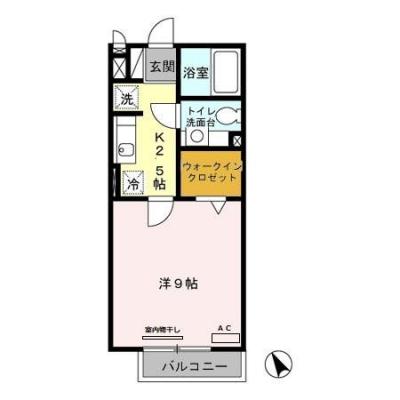 アムールヒルズの間取り図