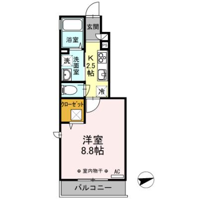 ヴェルサン調布の間取り図