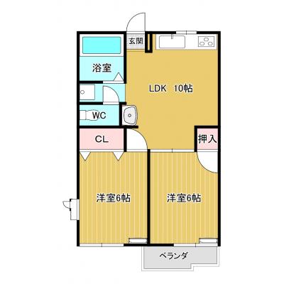 マンスリーマンション　カーサ本庄の間取り図