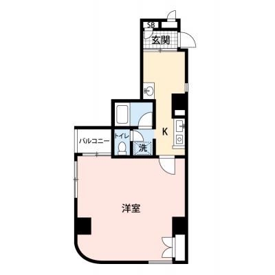 【🌷新生活応援キャンペーン🌷】【禁煙🚭】マイナビSTAYザ・レジデンス森下　505の間取り図