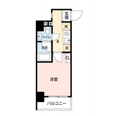 【🎉初期費用オフ｜お得なキャンペーン】【禁煙🚭/Wi-Fi無料🌐】マイナビSTAYステーションフロント川崎　904の間取り図