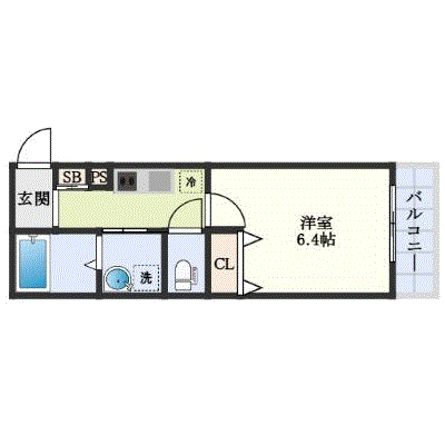 グッドステイ平野駅アレグリア★【ハイクラス・設備充実】の間取り図