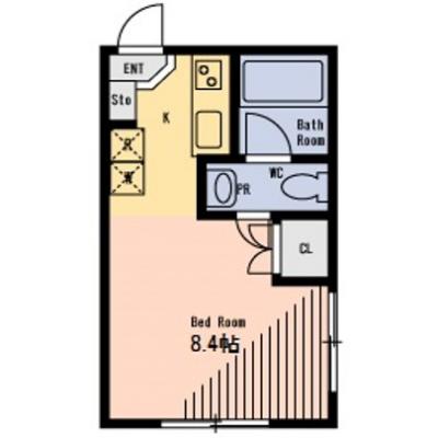 【J’sコート南大井Ⅰ 202】5月17日～入居可🌟厚さ25㎝超高密度ポケットコイルマットレス使用！品川駅まで乗り換え無し！好立地のデザイナーズマンション☆【インターネット無料】の間取り図