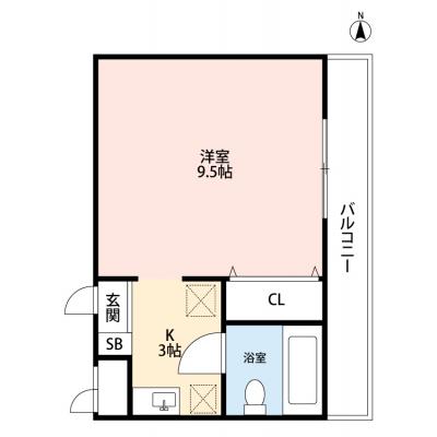 🌈新規オープンにつき表示賃料から半額！（３月末まで）🌈◆パシオン高槻３【敷地内駐車場あり！】【WiFi無料！角部屋・室内洗濯機】 211号室の間取り図