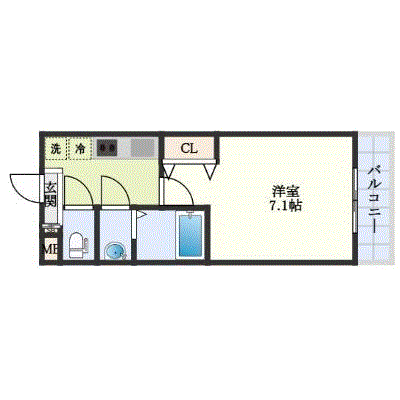 グッドステイ千里丘コア●【ハイクラス・設備充実】の間取り図