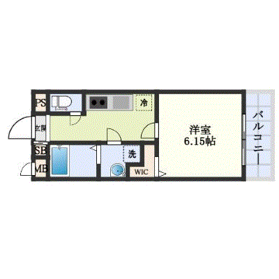 マンスリーリブマックス服部天神駅北リコルテ★【設備充実】≪エクセレントシリーズ≫の間取り図
