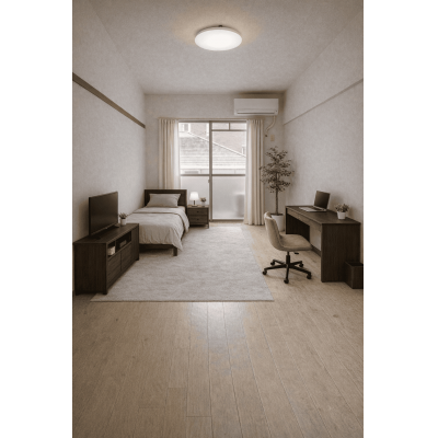  【名古屋市西区/庄内通駅/バストイレ別/洋室8帖】セントラルハイツ香呑 ファミマンの間取り図