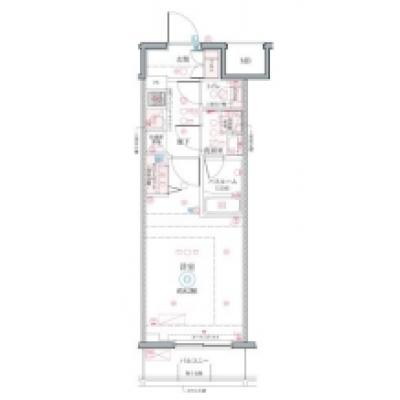 【🎉初期費用オフ｜お得なキャンペーン】【禁煙🚭/Wi-Fi無料🌐】マイナビSTAYお花茶屋水戸街道通り　906の間取り図