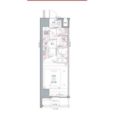 【🎉初期費用オフ｜お得なキャンペーン】【禁煙🚭/Wi-Fi無料🌐】マイナビSTAYお花茶屋水戸街道通り　907の間取り図