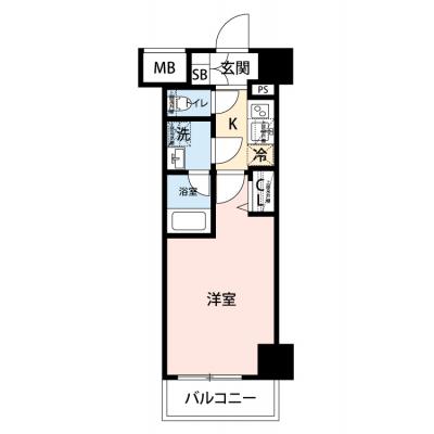 【🎉初期費用オフ｜お得なキャンペーン】【禁煙🚭/Wi-Fi無料🌐】マイナビSTAYお花茶屋水戸街道通り　1010の間取り図