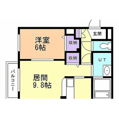 【新規OPEN】COSOJIマンスリー千歳花園【駐車場完備】ネット無料の間取り図