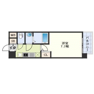グッドステイ京都二条エステムコート◆【ハイクラス・Wi-Fi対応・設備充実】の間取り図