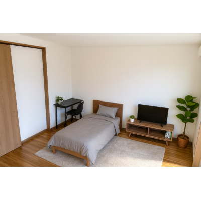 【京都市下京区／東福寺駅徒歩9分／JR京都駅徒歩13分／地下鉄京都駅徒歩10分／バストイレ別／角部屋／Wi‑Fiあり】夢ゾン鴨川の間取り図