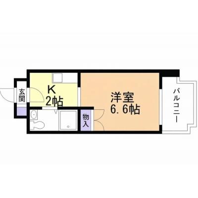 【新規OPEN】COSOJIマンスリーあおばビルN25｜ネット無料★最上階眺望★北大近く★アクセス◎の間取り図