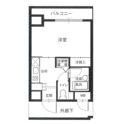 【🎉初期費用オフ｜お得なキャンペーン】【禁煙🚭/Wi-Fi無料🌐】マイナビSTAYミライエ池袋明治通り　601の間取り図