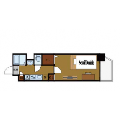 BraTTo錦糸町【駅近🐋】オートロックなどの防犯設備完備で禁煙タイプのお部屋👍の間取り図