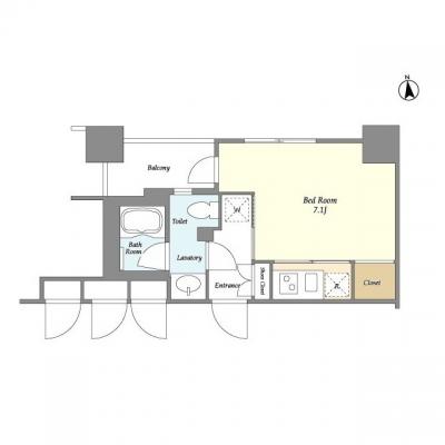 東急セットアップレジデンス恵比寿の間取り図
