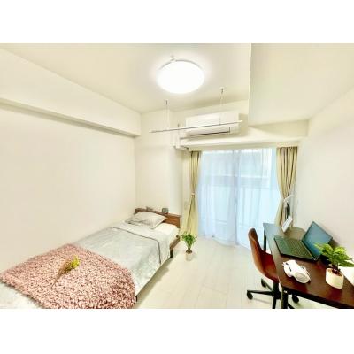 🐣🐔名古屋市中区/大須観音駅徒歩3分/無料Wi-Fi/角部屋/バストイレ別/オートロック🐔🐣ディアレイシャス大須観音Ⅲ ファミマンの間取り図