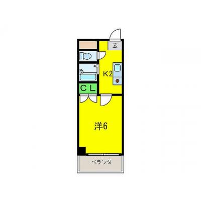 【堺駅すぐ‼️徒歩2分🏃🏃💨💨】商業施設🏙️が近く生活便利✨✨✨【インターネット無料💻】の間取り図