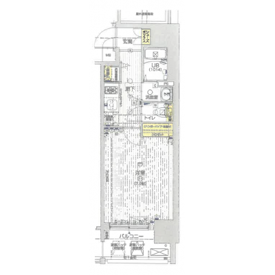 フリーステイ谷町四丁目　★『谷町四丁目』駅　徒歩４分★の間取り図