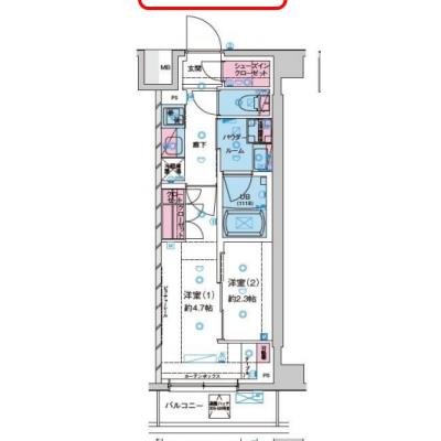 【60日以上の利用でお得🌈】【禁煙🚭/Wi-Fi無料🌐】マイナビSTAY西新井2　603の間取り図