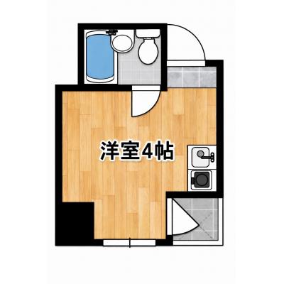 アスプロパラティ’83【短期だからこそ！ミニマムマンスリー物件】の間取り図