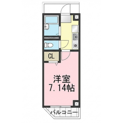 🎈🚉【堺東駅徒歩2分🏃🏃💨💨】の好立地✨生活便利な家具家電付きマンション🎈🌈☁の間取り図