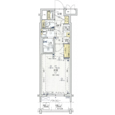フリーステイ天神橋　★『東梅田』駅へ２駅３分★の間取り図
