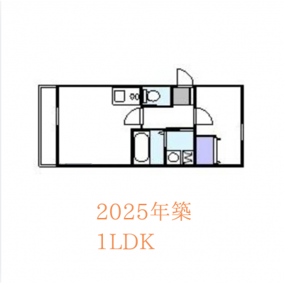 【オレンジマンスリー北区味鋺1F】新築人気の1LDK♪♪駐車場有り/禁煙ルーム/Wi-Fi無料/オートロック付きの間取り図