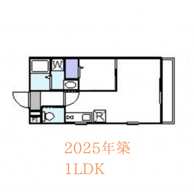 【オレンジマンスリー北区味鋺3F】新築物件♪駐車場有り/人気の1LDK/禁煙ルーム/Wi-Fi無料/オートロック付き ルストーレ味鋺の間取り図