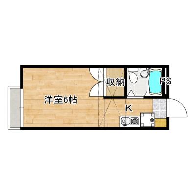 シャトレー東野　１F（駐車場付き！ロフト付きで広々したお部屋です。）の間取り図