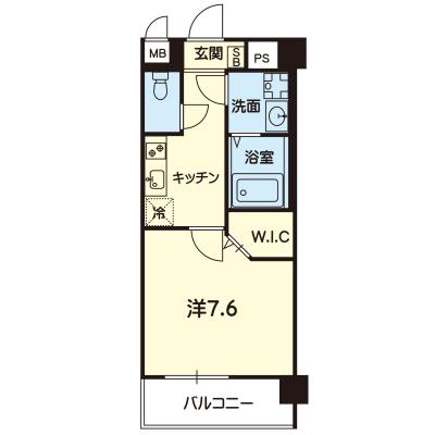 Queen Rich大津の間取り図