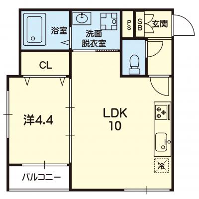 ステラ菊池Ⅰの間取り図