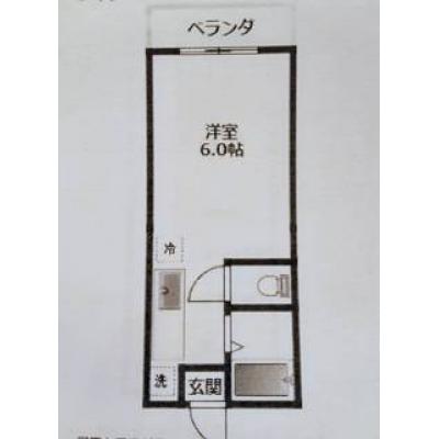 駅近！家具家電付き！最短翌日入居可能！TM153 305号室の間取り図
