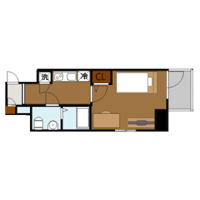 BraTTo本町ステーションフロント【仮住まいの方🔍】本町駅徒歩3分圏内賃料2400円お得物件💰の間取り図