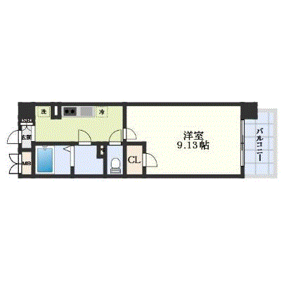 グッドステイ稲荷駅南31ビル■【ハイクラス・設備充実】の間取り図