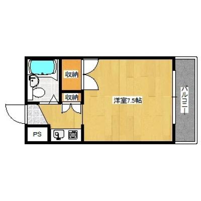 ウエストコート　３０１（希少な五日市エリア物件！駐車場付き！ネット無料です！）の間取り図