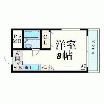OneLifeおもろまちWEST【★UBタイプ】の間取り図