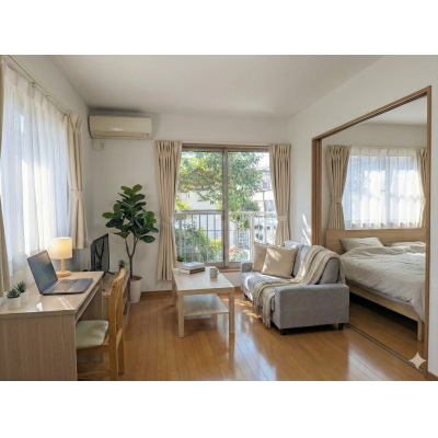 【裾野駅6分🚶‍♂️】出張に便利✨Wi-Fi📶＆家具家電🛋️付き快適空間 [SS006]の間取り図