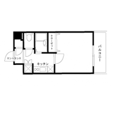 【🎉初期費用オフ｜お得なキャンペーン】【禁煙🚭/Wi-Fi無料🌐】マイナビSTAYプレミール西五反田　209の間取り図