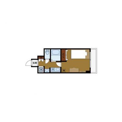 BraTTo阿波座ステーションフロント【冬限定⛄法人様キャンペーン！】｜家具家電一式｜出張歓迎｜の間取り図