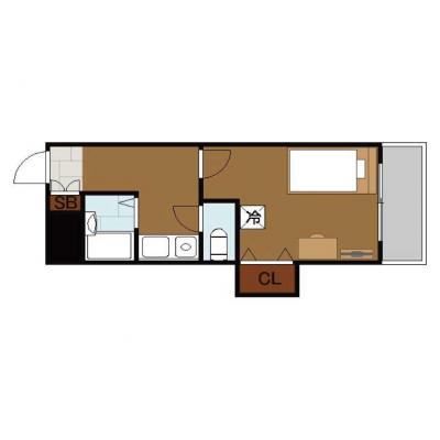 BraTTo和歌山市【冬限定⛄法人様キャンペーン！】｜家具家電一式｜出張歓迎｜の間取り図