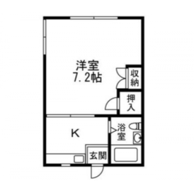 家具家電付！保証人不要！最短翌日入居可能！TM151　202号室の間取り図