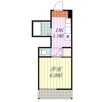 Ｓマンスリー南堀端（3-3）【ネット無料・広々駐車場有り・スーパーコンビニ徒歩圏内】の間取り図