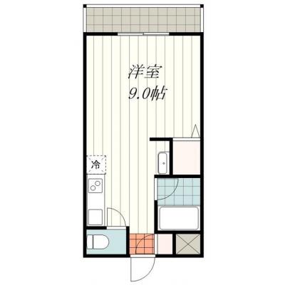 Ｓマンスリーフジグラン松山前（3-1）【Ａタイプ・ネット無料・エレベータ有・フジグラン松山すぐそば】の間取り図