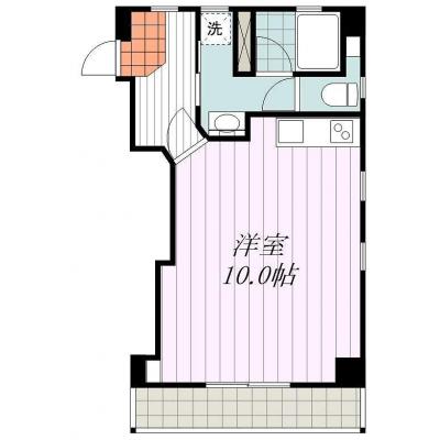 Ｓマンスリー銀天街南（7-2）【Ｂタイプ・築浅・プレミアム・ネット無料・コンビニすぐ傍・銀天街まで徒歩１分】の間取り図
