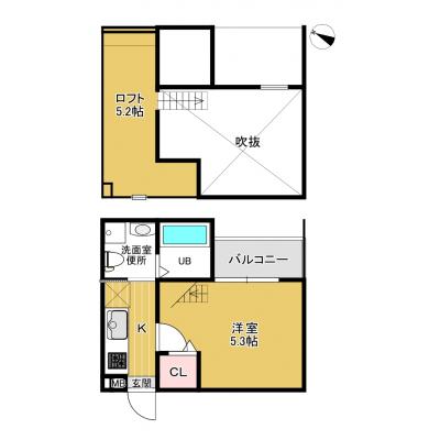 ひよこマンスリー守山ES（IoT機能付き物件！より快適に、より安心に。）の間取り図