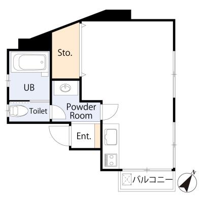 TG 代官山の間取り図