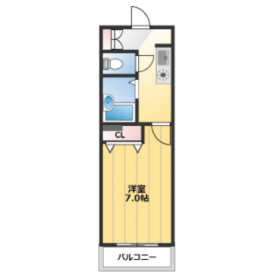 【キャンペーン価格適用中！】リスポーン川越11【川越駅 徒歩9分！無料Wi-Fi付、オートロック付】の間取り図