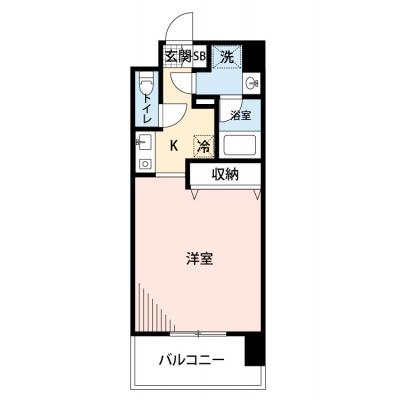 【🎉初期費用オフ｜お得なキャンペーン】【禁煙🚭】マイナビSTAY茗荷谷　202の間取り図